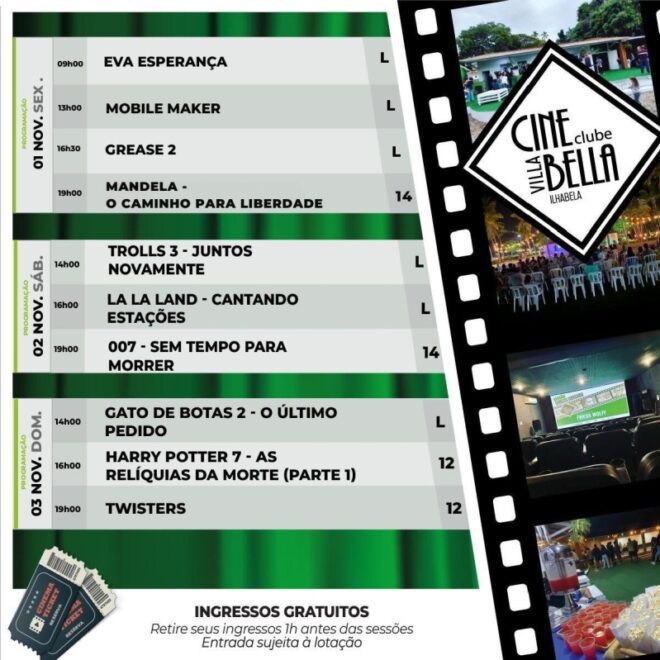 Cine Villa Bella e Clube de Ilhabela: Cinema e Lazer na Ilha