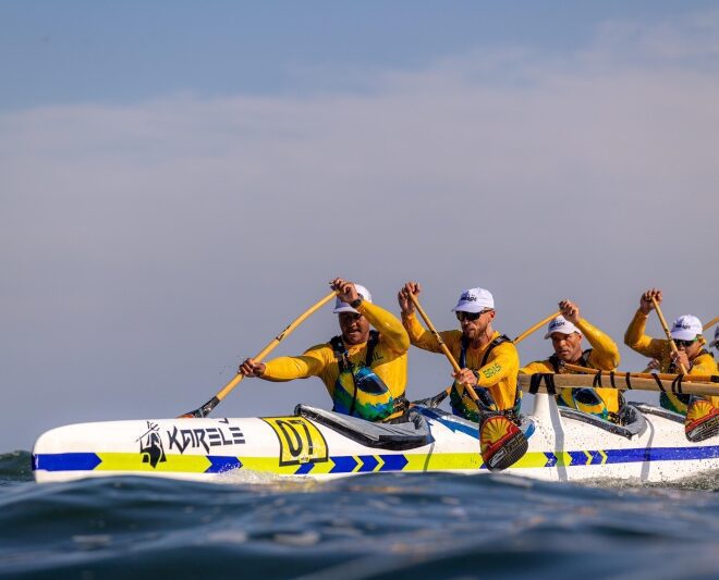 Ilhabela brilha com cinco medalhas no Mundial de Va’a 2025