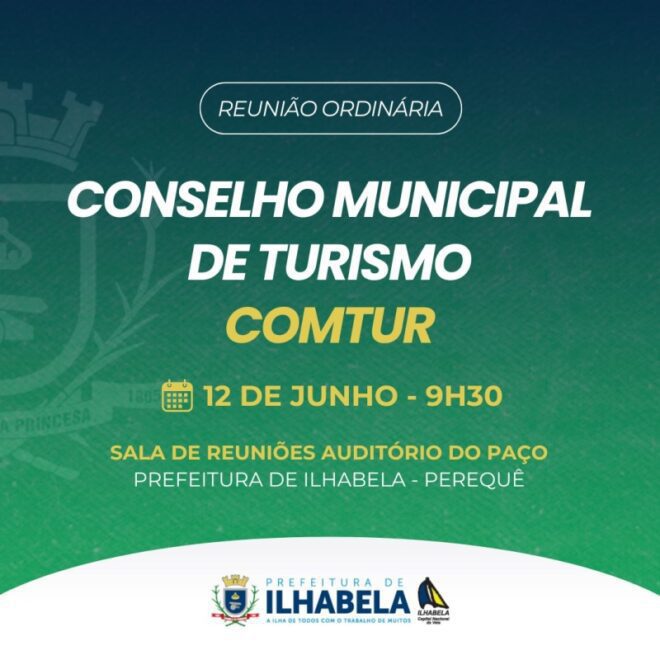 Reunião do Conselho Municipal de Turismo de Ilhabela nesta q...