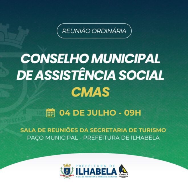 Reunião Ordinária do Conselho de Assistência Social nesta se...