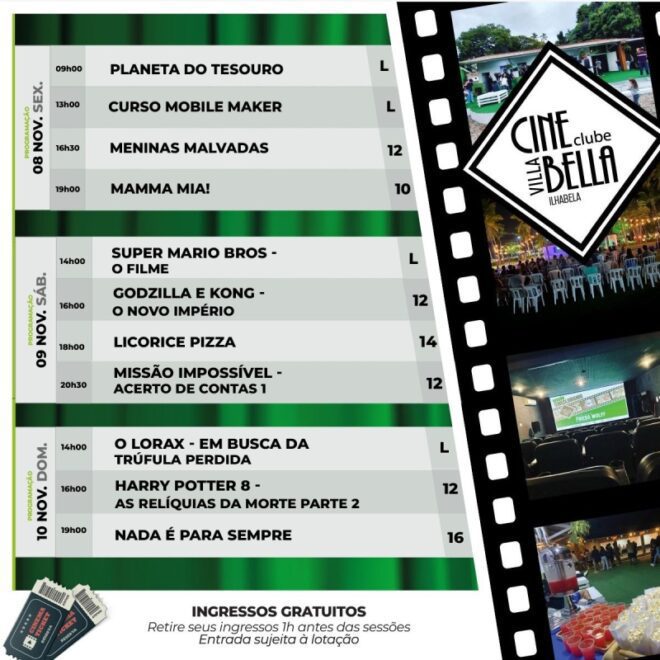 Cine Villa Bella e Clube de Ilhabela: Cultura e Entretenimen...