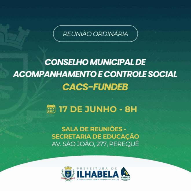 Reunião do Conselho Municipal do Fundo de Educação Básica ne...