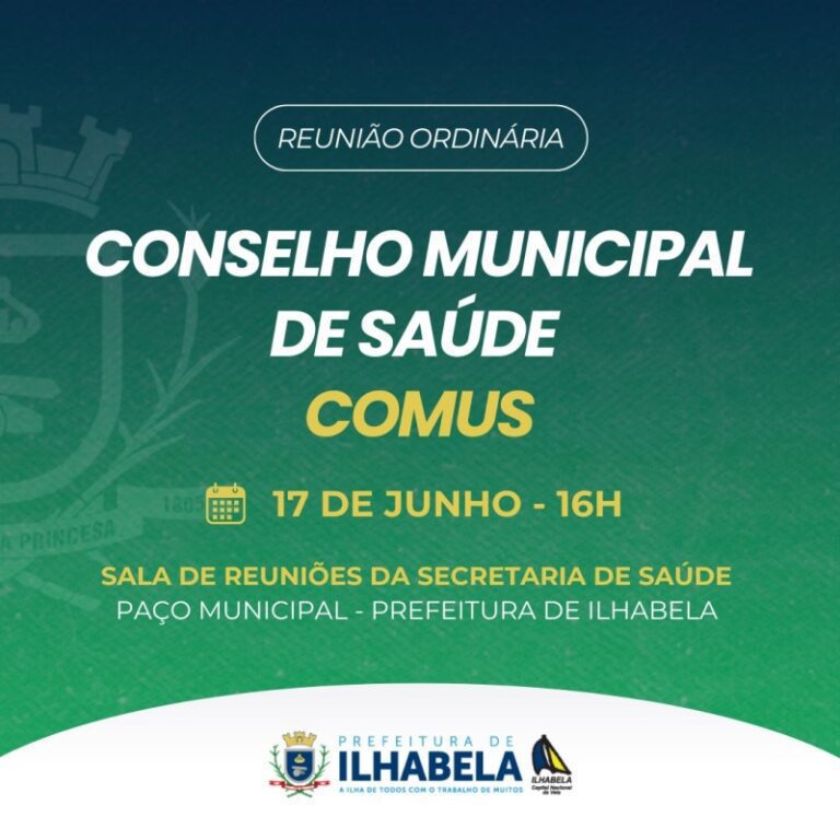 Reunião híbrida do Conselho Municipal de Saúde de Ilhabela: ...