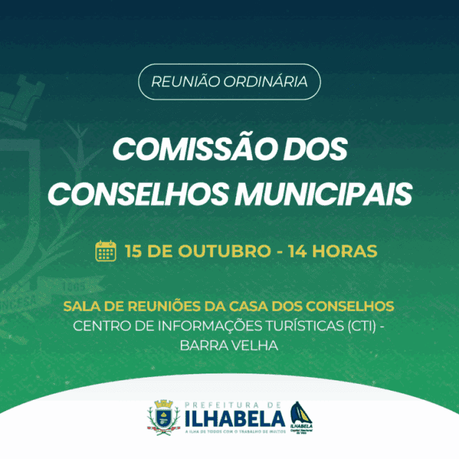 Comissão da Gestão dos Conselhos de Ilhabela: Novidades e Di...