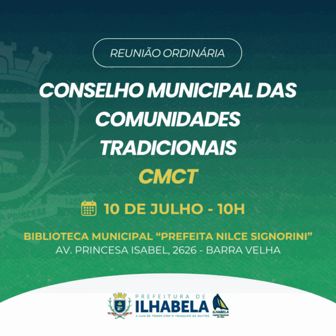 Reunião do Conselho Municipal das Comunidades Tradicionais: ...