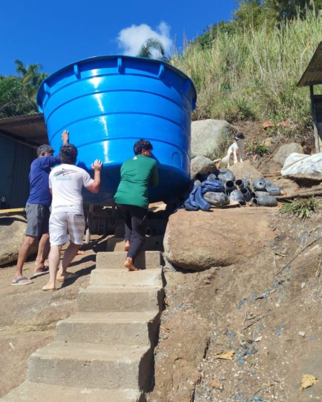 Ilhabela amplia fornecimento de água potável na Ilha da Vitó...