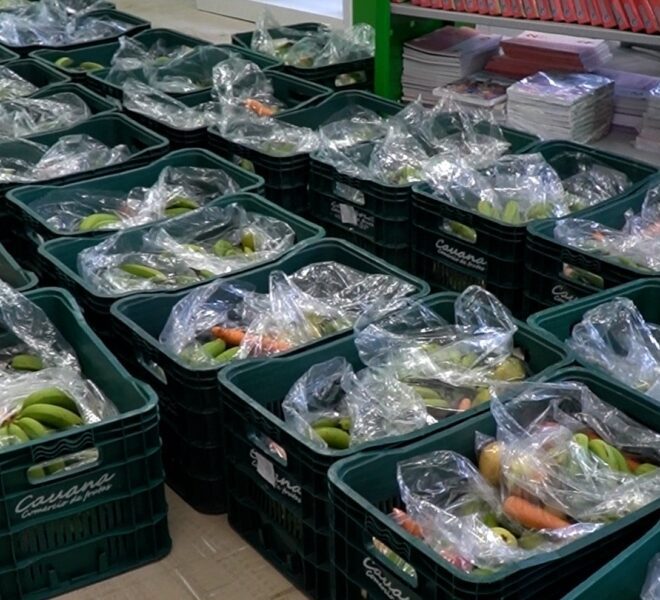 Ilhabela distribui kits nutricionais para crianças durante r...