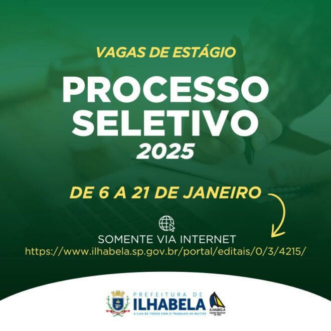 Inscrições Abertas para Concursos da Prefeitura de Ilhabela