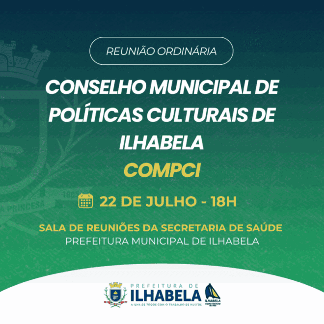 Reunião Ordinária do Conselho de Políticas Culturais de Ilha...