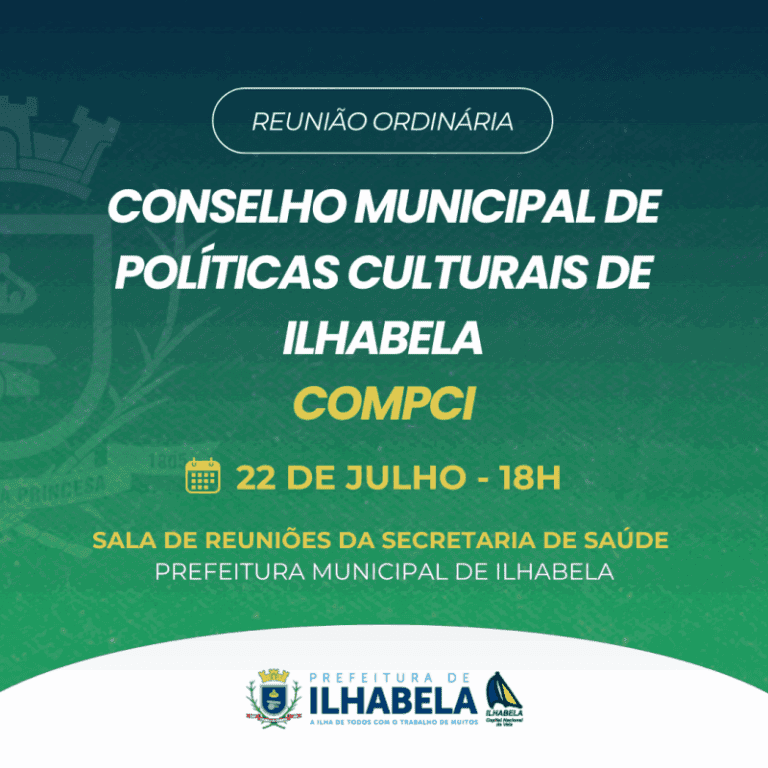 Reunião Ordinária do Conselho de Políticas Culturais de Ilha...