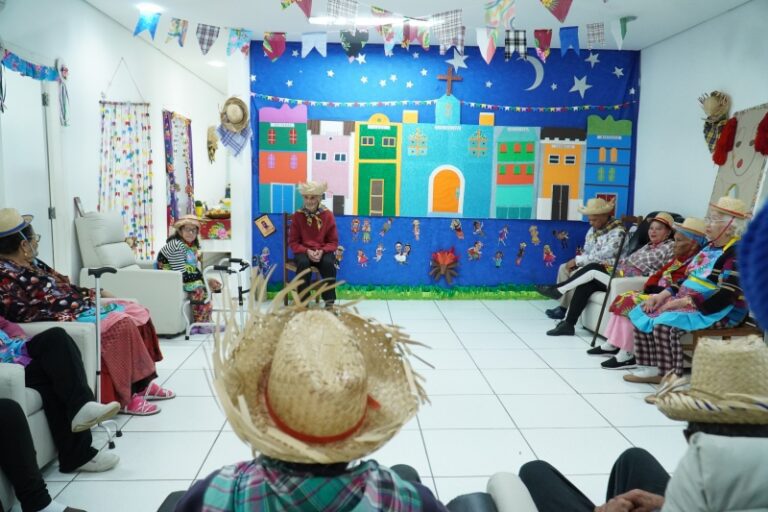 Festa Junina no Centro de Apoio ao Idoso em Ilhabela