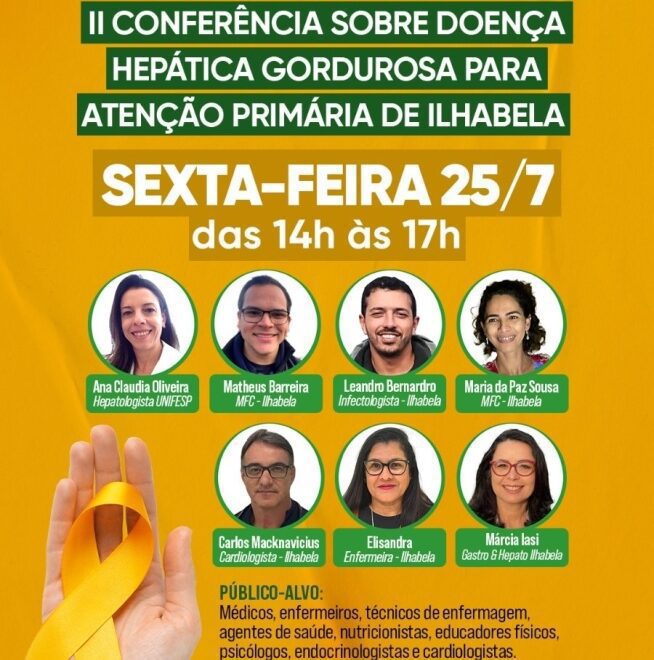 Ilhabela: Programação de prevenção a hepatites e esteatose n...