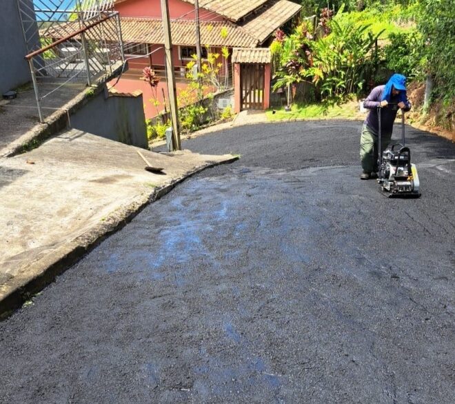 Asfaltamento Finalizado em Dois Pontos Chave de Ilhabela