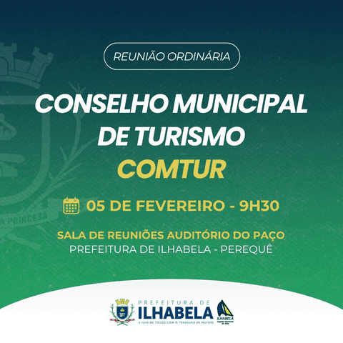 Reunião Ordinária do Comtur de Ilhabela nesta Quinta-feira (...