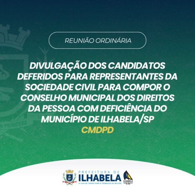 Candidatos Aprovados para Representantes da Sociedade Civil ...