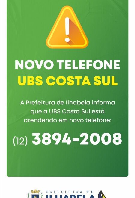 UBS Costa Sul Adota Novo Telefone de Atendimento