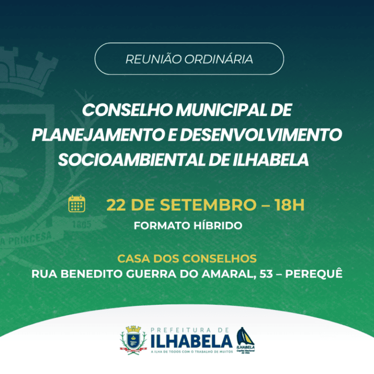 Reunião Ordinária do Conselho de Planejamento de Ilhabela &#...