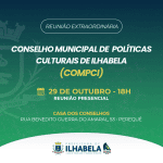 Reunião Extraordinária do Conselho Municipal de Cultura de Ilhabela Nesta Quinta-feira (29)