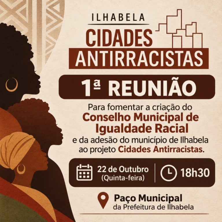 Ilhabela Adere ao Projeto Cidades Antirracistas Nesta Quinta...