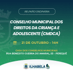 Reunião do CMDCA de Ilhabela Nesta Quarta-feira (21)