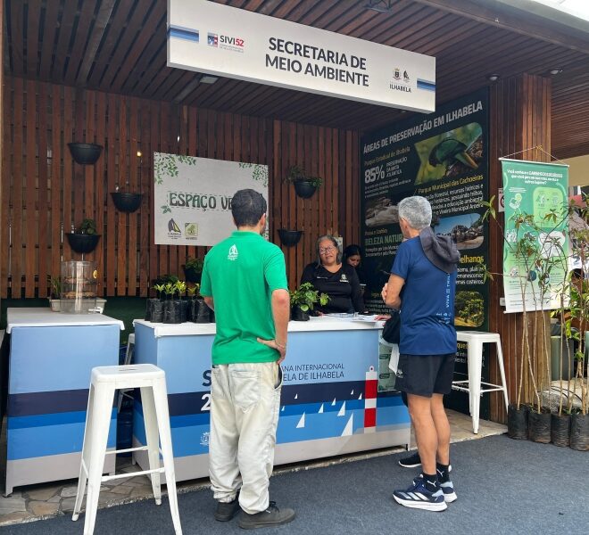 Ilhabela realiza educação ambiental na 52ª Semana Internacio...