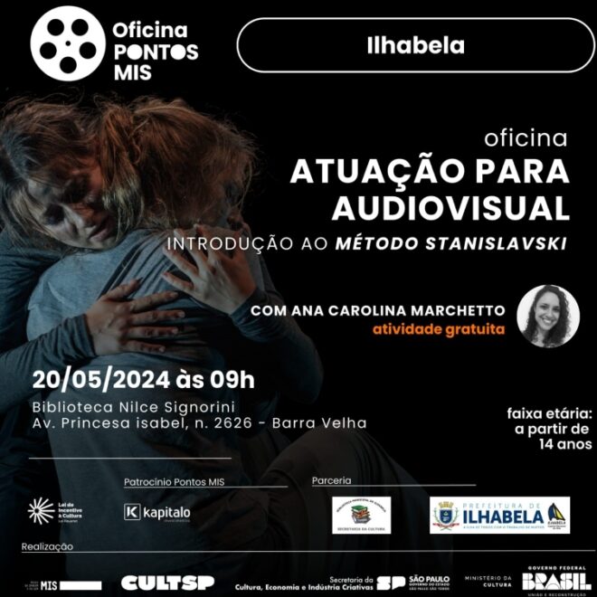 Oficina de atuação com Pontos Mis: inscreva-se agora!