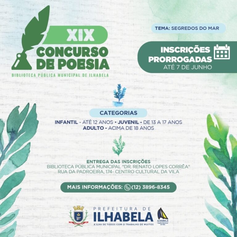 Inscrições Abertas para o XIX Concurso de…