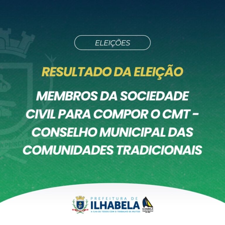 Resultados da eleição do Conselho das Comunidades Tradiciona...