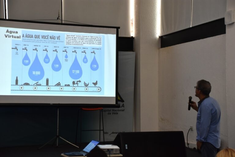 Ilhabela realiza palestra sobre a importância da água e cons...
