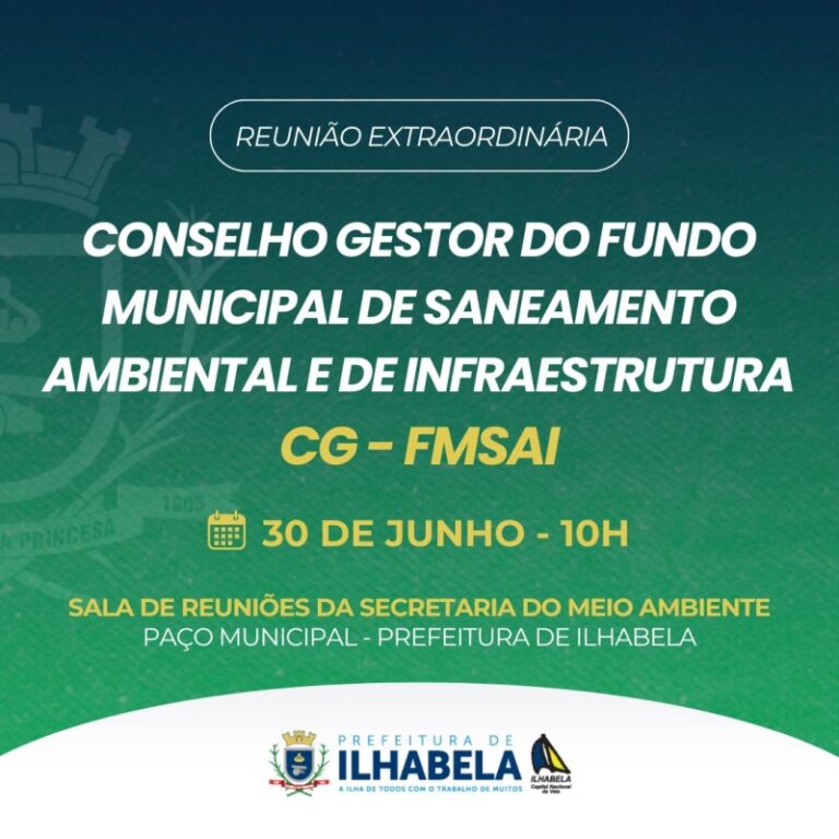 Reunião do Conselho Gestor do FMSAI acontece nesta segunda-f...