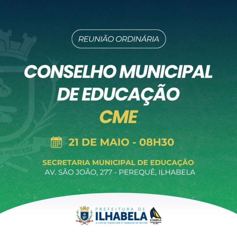 Reunião Ordinária do Conselho Municipal de Educação nesta qu...