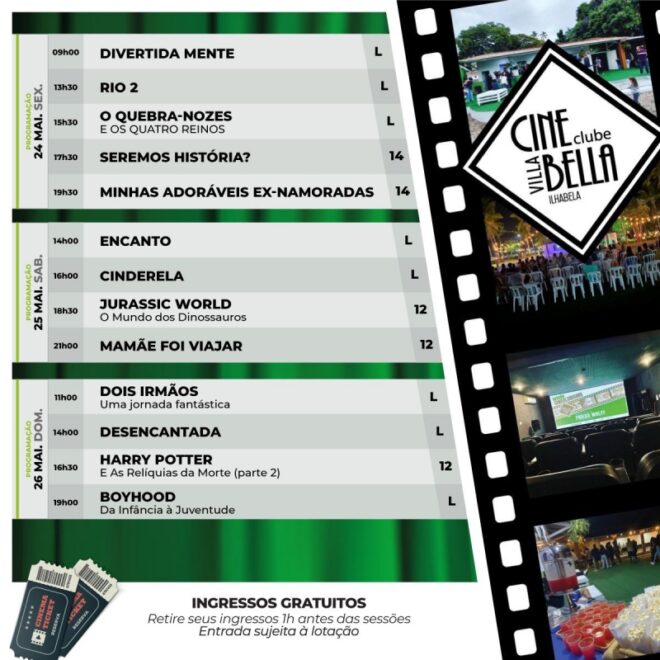 Cine Villa Bella e Clube de Ilhabela: Cinema e Lazer à Beira...