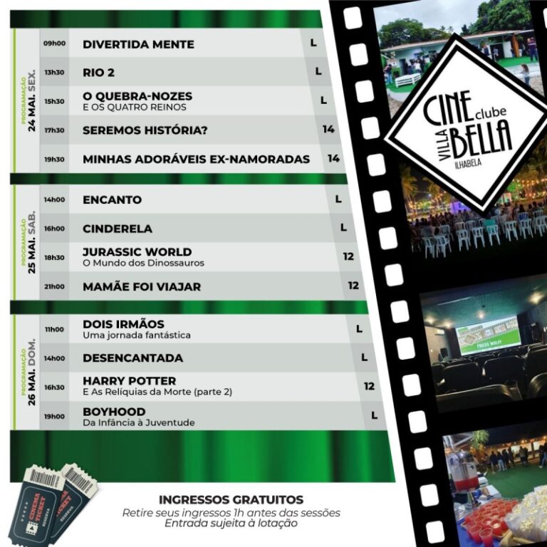 Cine Villa Bella e Clube de Ilhabela: Cinema e Lazer à Beira...