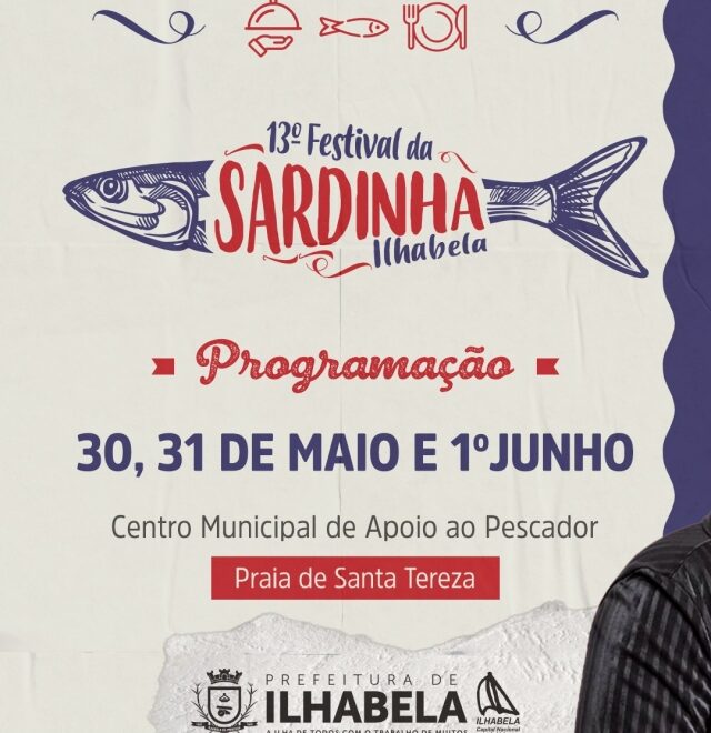 Ilhabela Anuncia Atrações do 13º Festival da Sardinha 2025