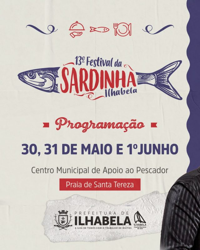 Ilhabela Anuncia Atrações do 13º Festival da Sardinha 2025