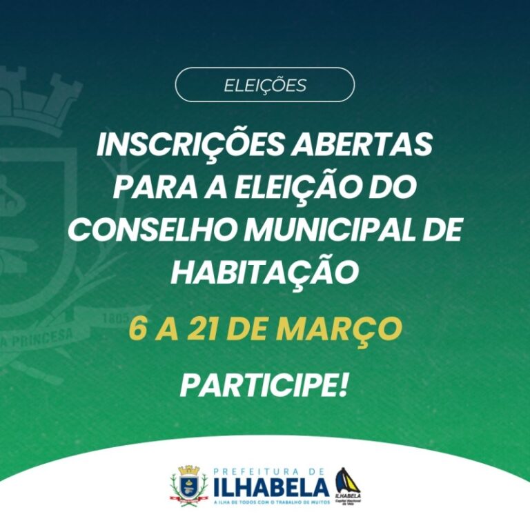 Inscrições Abertas para o Processo Eleitoral de 2023