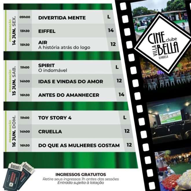 Cine Villa Bella e Clube Ilhabela: Cinema e Lazer em Um Só L...