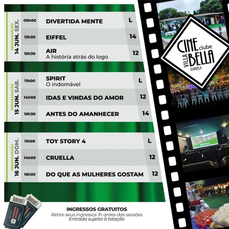 Cine Villa Bella e Clube Ilhabela: Cinema e Lazer em Um Só L...