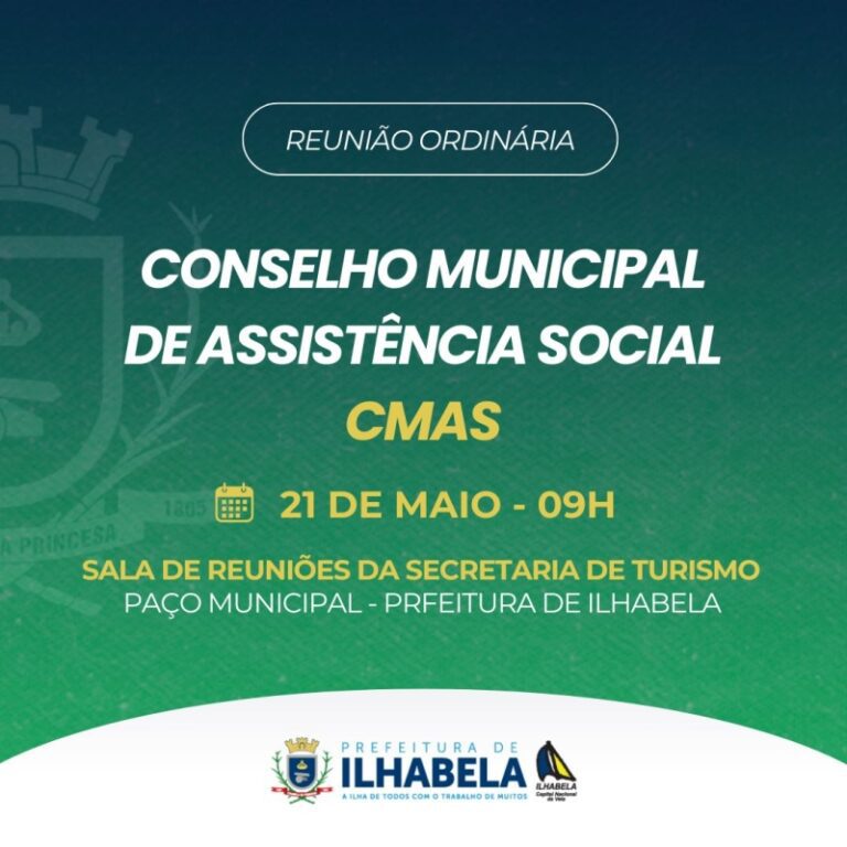 Reunião Ordinária do Conselho Municipal de Assistência Socia...