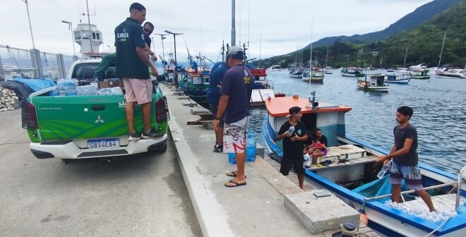 Ilhabela envia nova remessa de materiais para a população.
