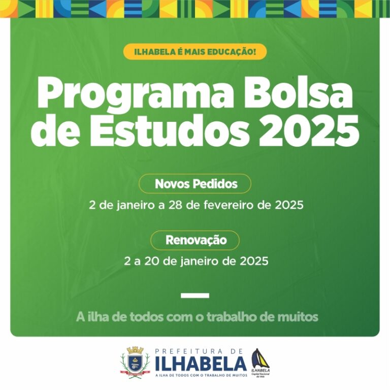 Ilhabela: Inscrições Abertas para Cursos na Prefeitura