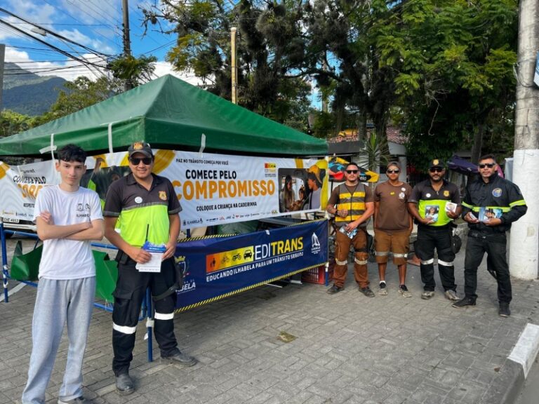 Motoristas de Ilhabela recebem novas placas para identificaç...