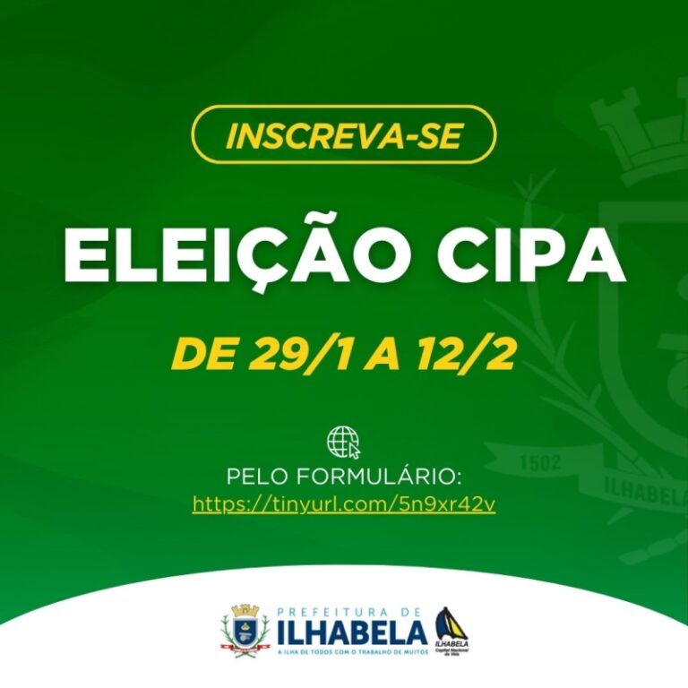 Inscrições Abertas para Concursos da Prefeitura de Ilhabela