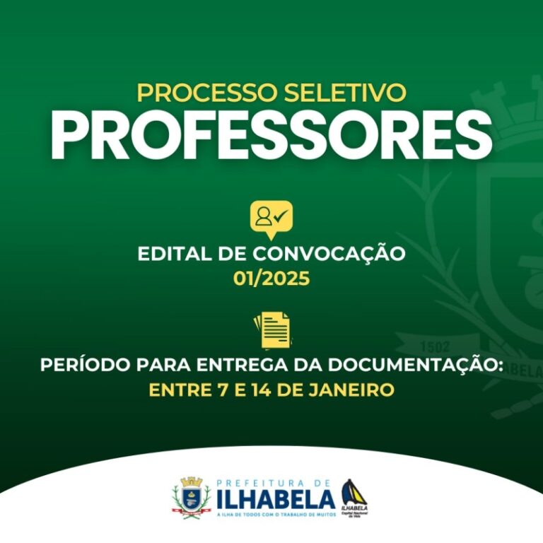 Ilhabela Convoca Candidatos para Processo Seletivo 2023