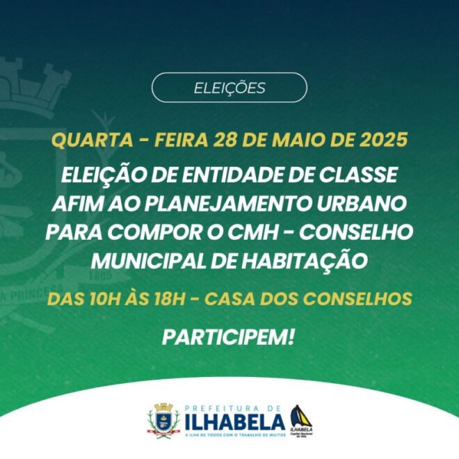Eleições do Conselho Municipal de Habitação ocorrem nesta qu...