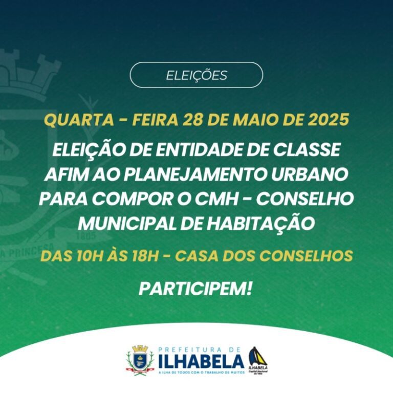 Eleições do Conselho Municipal de Habitação ocorrem nesta qu...