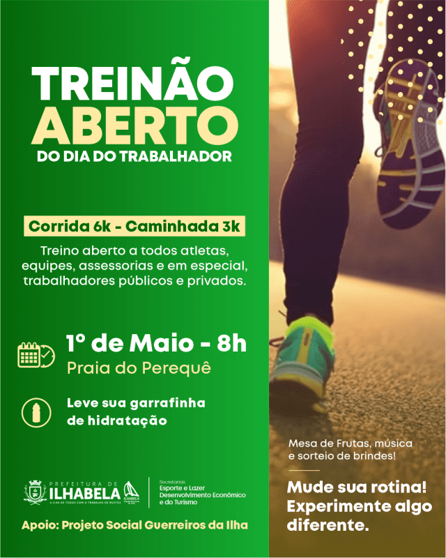 Ilhabela realiza treino aberto para todos os interessados em...