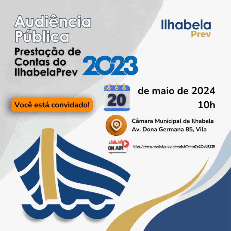 Audiência Pública da Ilhabela Prev: Participe e Transforme s...