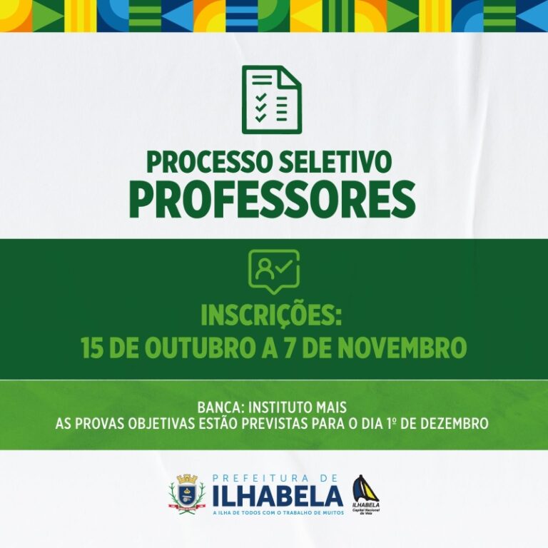 Ilhabela Lança Processo Seletivo para Novas Oportunidades de...