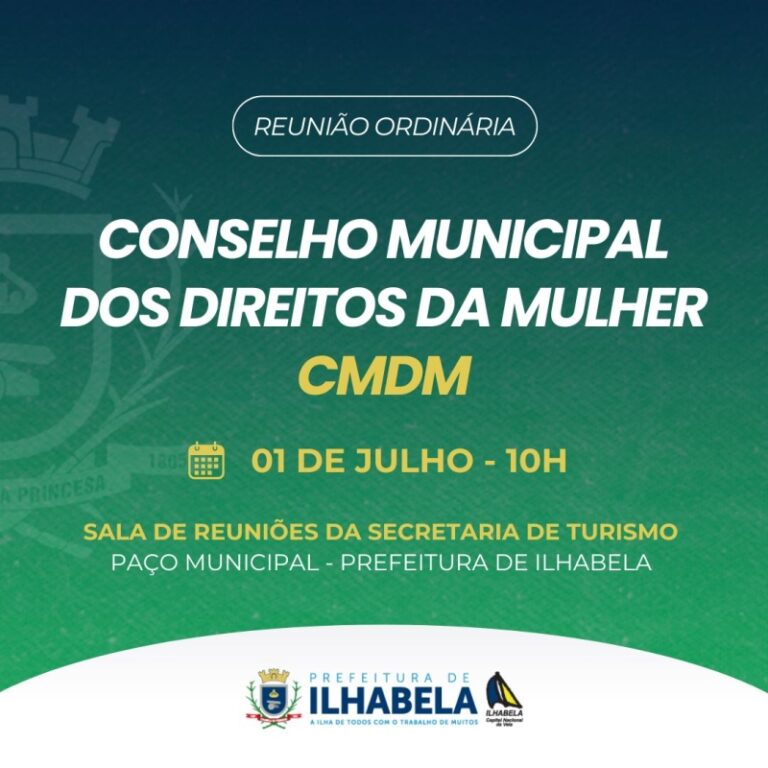 Reunião Ordinária do Conselho Municipal dos Direitos da Mulh...
